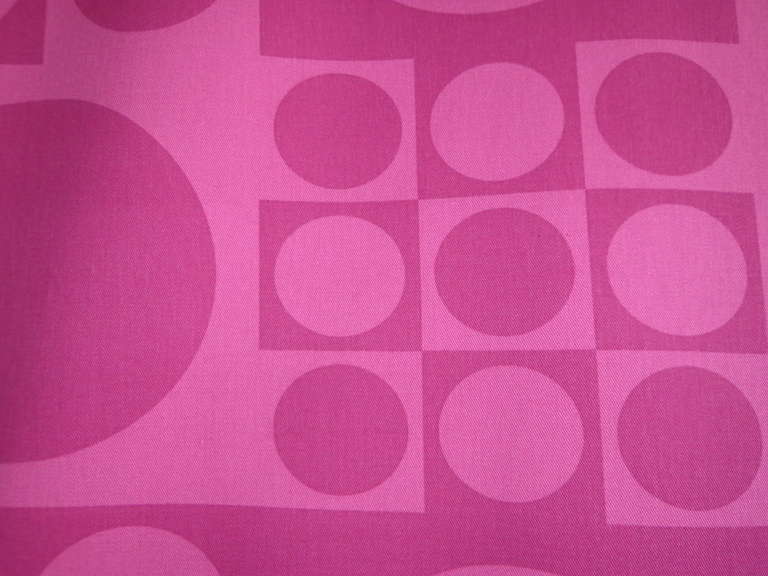 Verner Panton geometric textile for Unika Væv