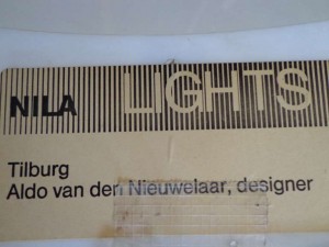 Aldo van den Nieuwelaar 'Circle' light for Nila lights