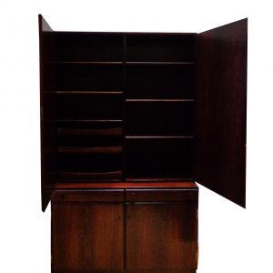 Danish Wall Console in Rosewood made by O. Bank Larsen Møbelfabrik 1960s