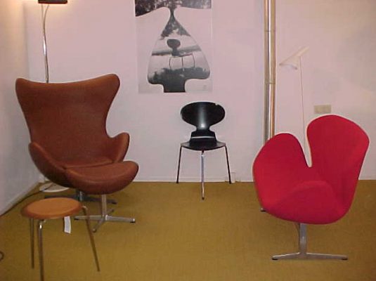 Arne Jacobsen Exhibition 2005 at Zitzo Amsterdam