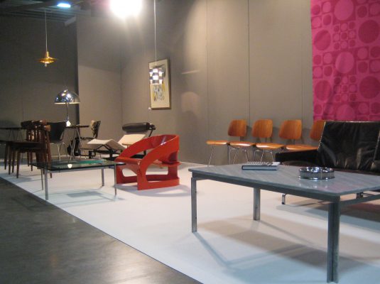 Zitzo booth at the Vintage Design Show 2011