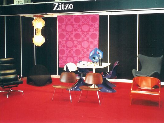 Zitzo booth at the Design fair Utrecht 2000