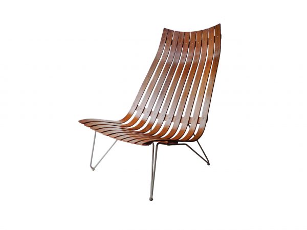 Hans Brattrud 'Scandia' Lounge Chair in rosewood 1957
