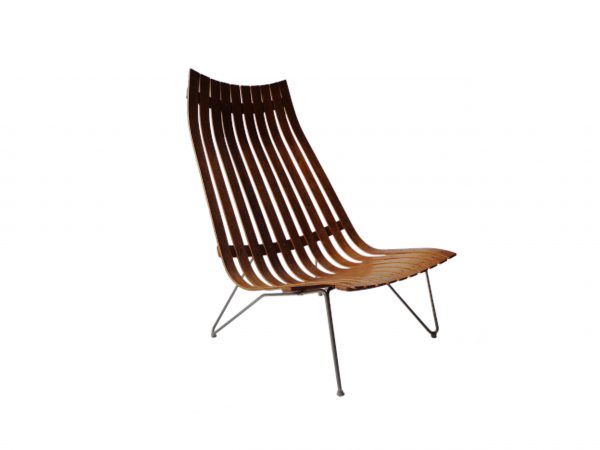 Hans Brattrud 'Scandia' Lounge Chair in rosewood 1957