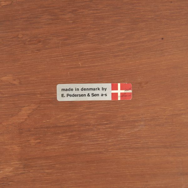 Bodil Kjaer Freestanding rosewood executive desk 1960s Danish