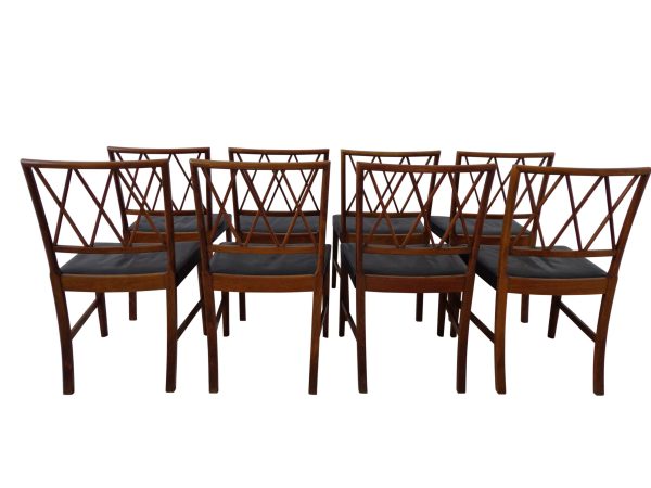 Ole Wanscher dining chairs for A.J. Iversen, Denmark