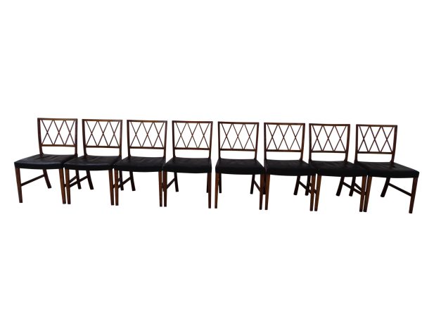 Ole Wanscher dining chairs for A.J. Iversen, Denmark