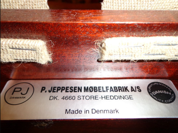Ole Wanscher armchairs PJ301 mahogany/leather Denmark 1960s
