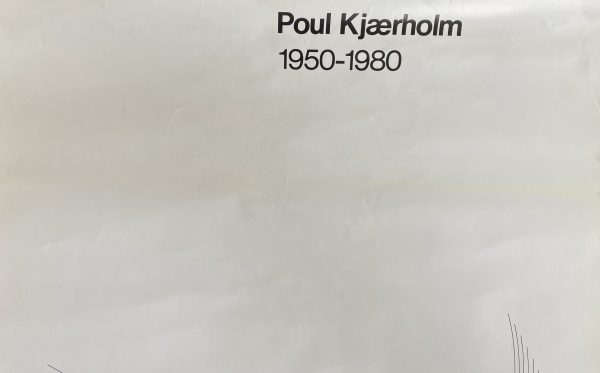 Poul Kjaerholm PK24 Ligne exhibition poster january 1983