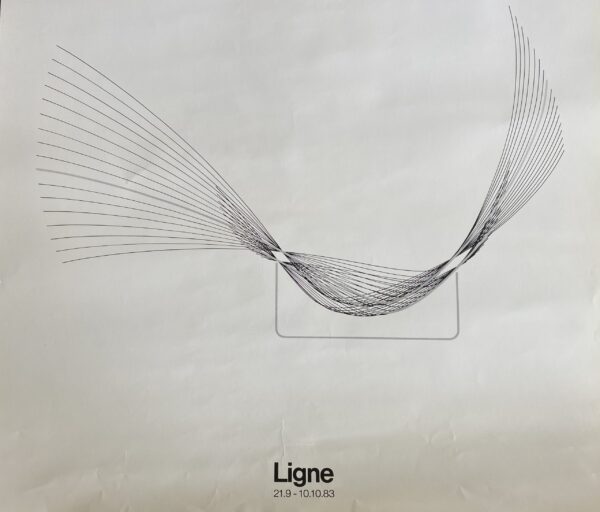 Poul Kjaerholm PK24 Ligne exhibition poster january 1983