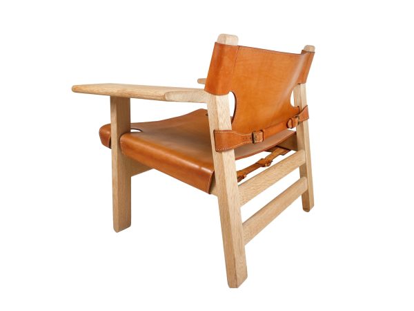 Pair of Børge Mogensen Spanish Chairs for Fredericia Stolefabrik Denmark