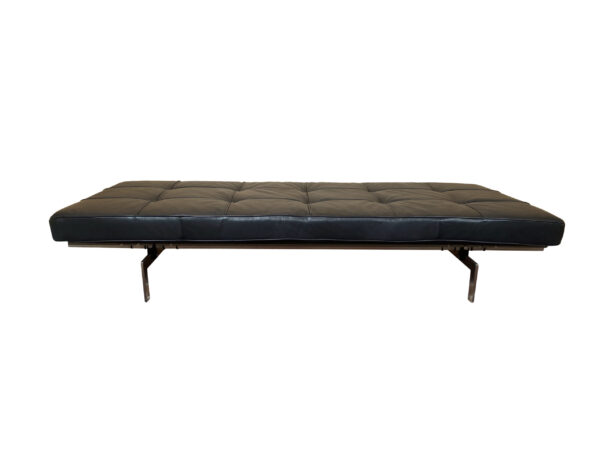 Poul Kjaerholm PK 80 daybed black leather E. Kold Christensen