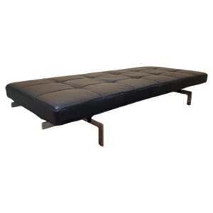 Poul Kjaerholm PK 80 daybed black leather E. Kold Christensen