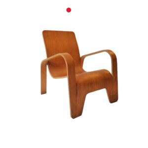Han Pieck plywood lounge armchair for LAWO 1946