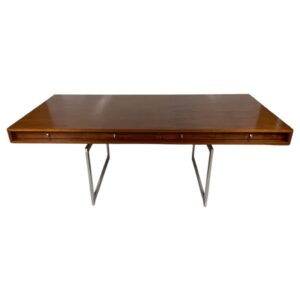 Large Bodil Kjaer Executive Free Standing Desk for E. Pedersen & Son Denmark 1960s